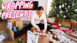 Wrapping Christmas Presents  Last Minute Shopping Vlogmas Day 1112 [upl. by Switzer374]