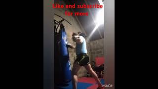 Combo of the day kickboxing mma muaythai boxing combatsport coaching martialarts [upl. by Rexfourd548]