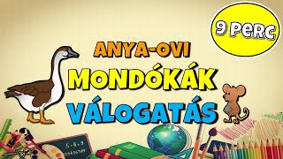 Anyaovi Mondókák válogatás Kicsiknek és Nagyobbaknak 🤗🐌🦆🐓🍎🐁 [upl. by Sascha418]