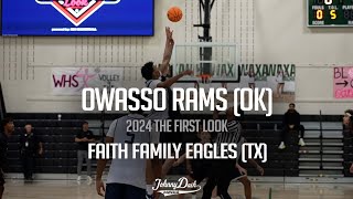 Owasso Rams OK v Faith Family Eagles TX  The First Look 2024 [upl. by Nyrb977]