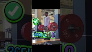 365lb Deadlift for Reps [upl. by Alidia]