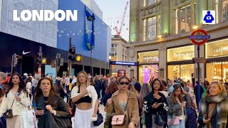 London Walk 🇬🇧 OXFORD Street Selfridges to Tottenham Court Road  Central London Walking Tour HDR [upl. by Josh]