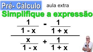 GRINGS👉 PRÉCÁLCULO SIMPLIFICAÇÃO DE EXPRESSÃO ALGÉBRICA  aula extra [upl. by Montague]