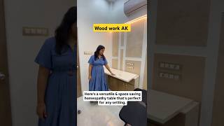 Multifunction Homeopathy Table Folding Study for Drying Room shortsvideo viral shorts ♥️😀✨️ [upl. by Akerdnahs554]