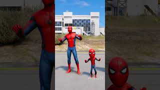 RANDOM SPIDERMAN VS HULK BATTLE gta5 hulk [upl. by Ahtibat]