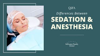 Differences Between Sedation and Anesthesia [upl. by Nodnal]