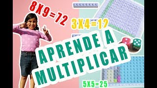 ACTIVIDADES PARA APRENDER LAS TABLAS DE MULTIPLICAR [upl. by Sauer952]