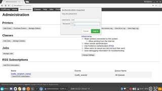 How to add a Network Printer using CUPS [upl. by Survance]