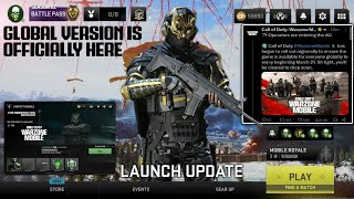 Warzone Mobile Global Version is Officially Here For Android amp iOS Warzone Mobile Global Launch [upl. by Yddub]