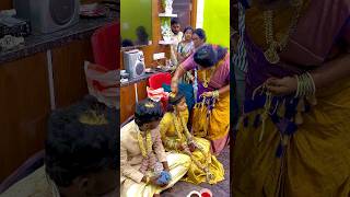 పెళ్లి తరువాత Next day Morning 😅 happiness vlogs shorts couple lovers marriage couplegoals [upl. by Boelter441]