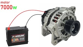 Converting a Car Alternator into a high power brushless motor [upl. by Philina]