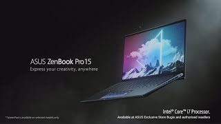 ASUS ZenBook Pro 15 UX535  Express your creativity anywhere [upl. by Adnoel]