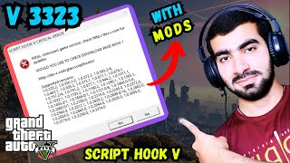 HOW TO FIX SCRIPT HOOK V CRITICAL ERROR IN GTA 5  AFTER NEW UPDATE 3323  KHAAS GAMER [upl. by Abert]