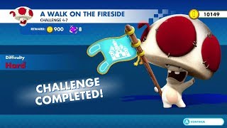 Mario  Rabbids Kingdom Battle  Challenge 47 A Walk on the Fireside [upl. by Gnehs253]