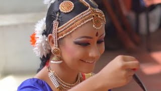 അരങ്ങേറ്റം Transformation Video  Nanda School  Makeup  Costume  Classical Dance [upl. by Ayokal]