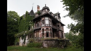 Abandoned Mansion appears in TIM BURTON MOVIE Chateau Nottebohm  Urban Exploration Belgium [upl. by Rotciv509]