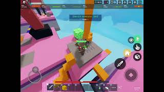 DOING A 1V2 CLUTCH IN ROBLOX BEDWARS [upl. by Ojeibbob670]