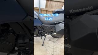 KLR 650 Adventure 2024 model Custom Seat build [upl. by Eliathan]