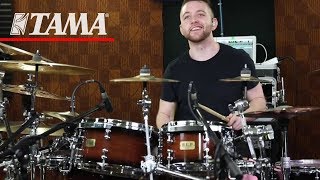 Alex Rudinger talkes about the TAMA SLP Dynamic Kapur kit [upl. by Anitnuahs]