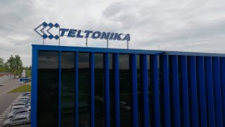 Drone flight inside Teltonika EMS manufacturing facility [upl. by Dnama]