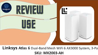 Review Linksys Atlas 6 Dual Band Wifi 6 AX3000 mesh router  Unbox Setup amp Use [upl. by Dacey165]