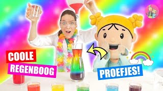 Leuke Regenboog Proefjes En Water Experimenten ZOETE ZUSJES CHALLENGE ♥DeZoeteZusjes♥ [upl. by Nera570]