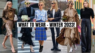 10 Winter Fashion Trends to Wear NOW [upl. by Tewfik]