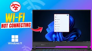 How to Fix Laptop Not Connecting to WiFi on Windows 1011  WiFi Connection issues [upl. by Onez]