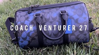 COACH VENTURER CROSSBODY 27 REViEW  MINI DUFFLE KEEPALL SPEEDY [upl. by Nnybor]