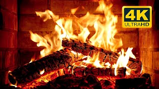 🔥 Cozy Fireplace 4K 12 HOURS Fireplace with Crackling Fire Sounds Crackling Fireplace 4K [upl. by Pearson]