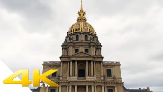 Napoleons Tomb 4K  Hôtel des Invalides Paris  France  Dome des Invalides [upl. by Koball]