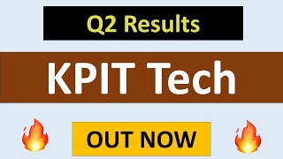 KPIT Technologies Q2 results 2024  KPIT Technologies share latest news  KPIT Tech Results today [upl. by Cogn528]