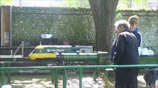 HP Miniature Railway 13052023  LNER 458 miniature steam loco sitting silently in the HP sidings [upl. by Alcina]