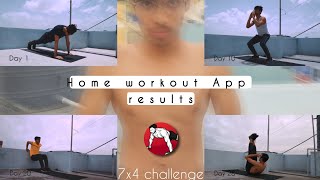 Home Workout App Results  Full Body 28 Days Challenge  abdurncheetah [upl. by Athena]