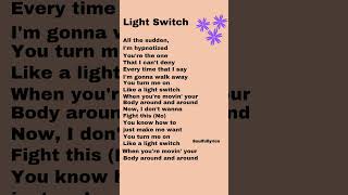 Light Switch lyrics  Charlie puth englishsongs lyrics [upl. by Domash694]