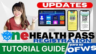 One Health Pass Registration Tutorial para sa OFWs  OHP Updates and StepbyStep Guide [upl. by Eleik]