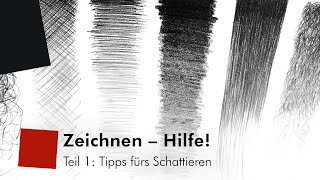 Zeichnen — Hilfe Teil 1 Tipps fürs Schattieren [upl. by Yregerg]