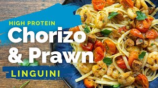 Make This Chorizo and Prawn Linguini  Simple Ingredients Bold Flavours [upl. by Prent]