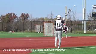 Dominic Fintel  Fall 2023 Highlights  2028 Goalie [upl. by Ellene]