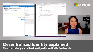 Verifiable Credentials Using Blockchain  Digital Identity  Microsoft Ignite 2020 [upl. by Lzeil]