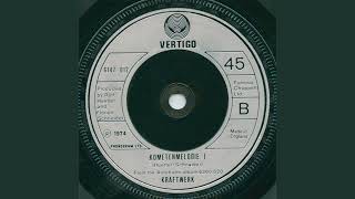 Kraftwerk  Autobahn  Kometenmelodie 1 Vertigo UK 7quot EP 1974 [upl. by Estrin]