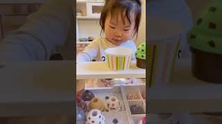 Adorable toddler opens up her own ice cream shop [upl. by Osy344]