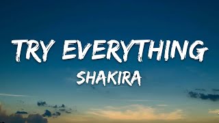 Shakira  Try Everything Lyrics [upl. by Aizatsana]