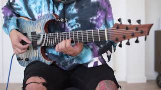 Hufschmid 7 string clean tones by Matt Tera 🐬 [upl. by Aikaj627]