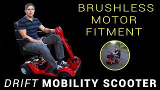 Brushless motor mounting  Drift Mobility Scooter  Drift Trike  Part 4 [upl. by Sebastiano]