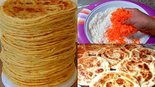 casho sabayad caroto laga sameye 😋 carrot chapati recipe soft and yummy enjoy [upl. by Jarek]