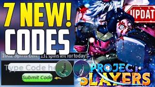 NEW ALL WORKING CODES FOR PROJECT SLAYERS IN AUGUST 2024 ROBLOX PROJECT SLAYERS CODES [upl. by Kopaz]