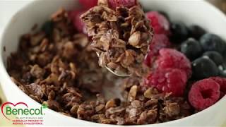 Granola Recipe made with Benecol® Buttery Spread containing Cholesterollowering Plant Stanols [upl. by Ettesus504]