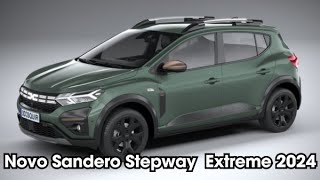 Novo Sandero Stepway Extreme 2024 [upl. by Leopold]