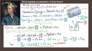 Derivation of Euler Equation in Fluid Mechanics [upl. by Acino]